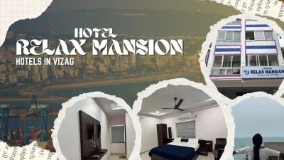 relax mension hotel in vizag 3 star hotel near rk beach with rooftop sea view and modern design